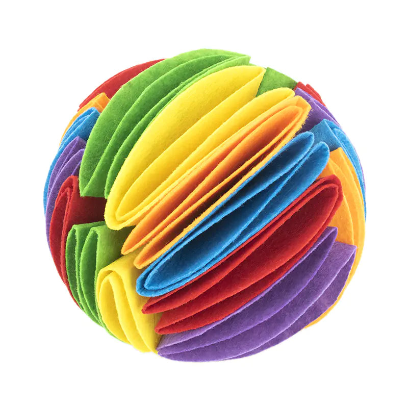 Foldable Dog Snuffle Ball for IQ Training Games