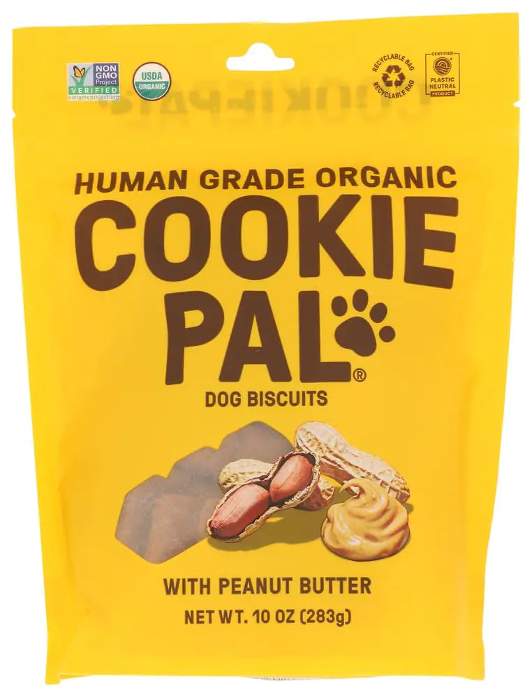 Organic Peanut Butter Dog Biscuits – Human‑Grade, Gluten‑Free Treats