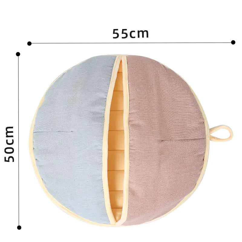 Cat Bed and Sleeping Bag with Dual Use Design