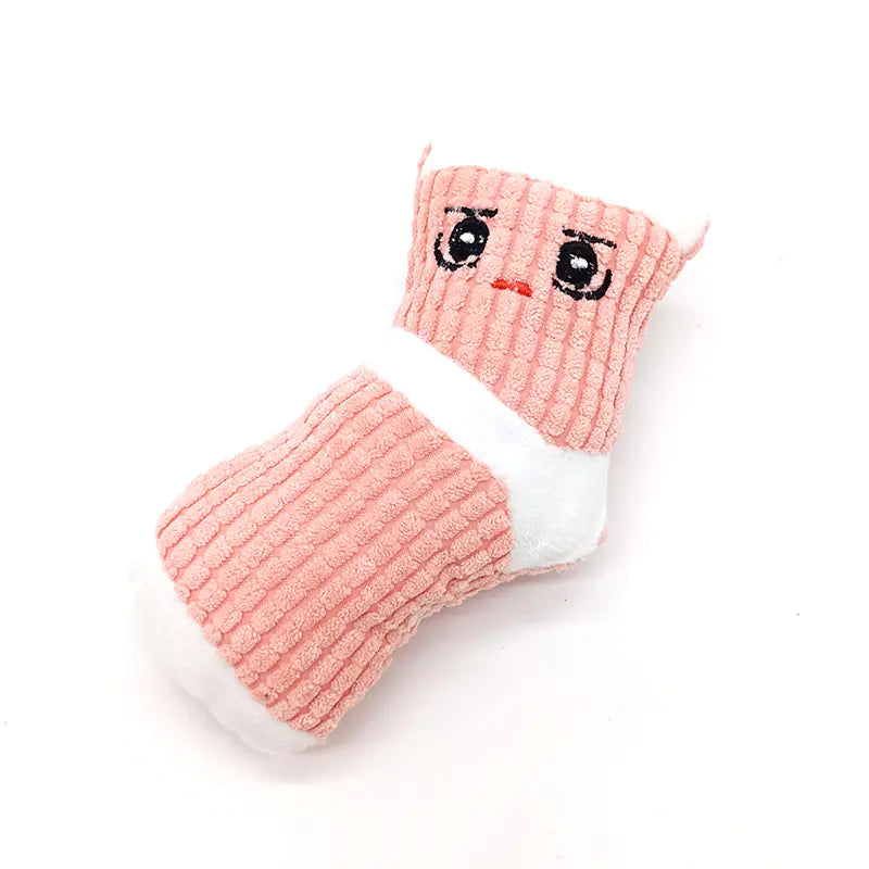 Cartoon Plush Dog Toys for Boredom Relief