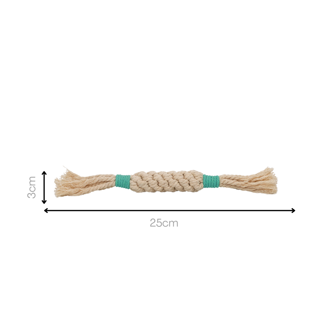 Rainbow Candy Macrame Rope Pet Toy