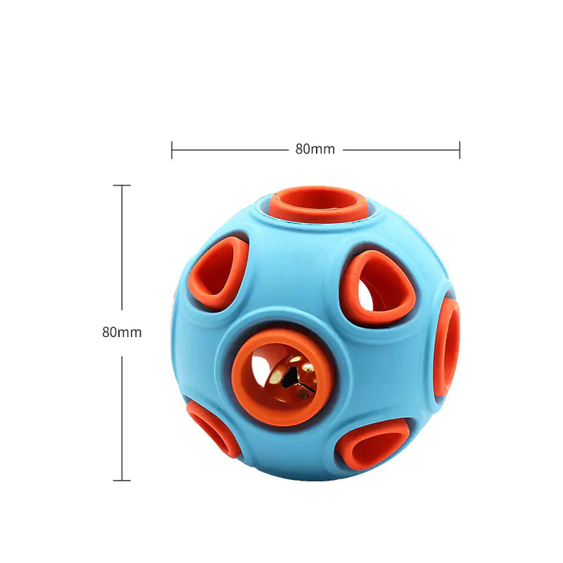 Glow-in-the-Dark Dog Toy Ball for Chewing (Medium/Large)