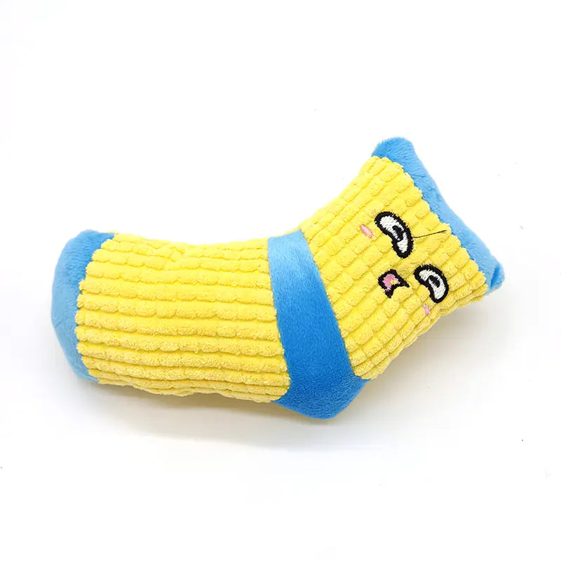 Cartoon Plush Dog Toys for Boredom Relief